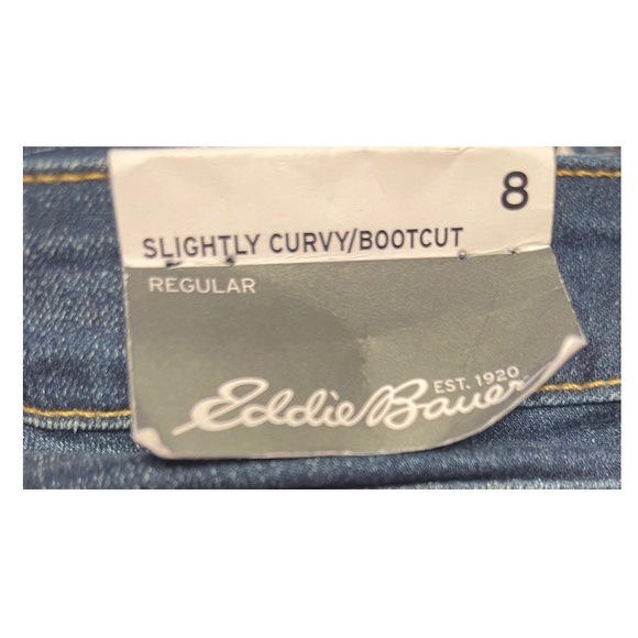 Eddie Bauer Slightly Curvy Boot Cut Jeans NWT - Picture 4 of 6